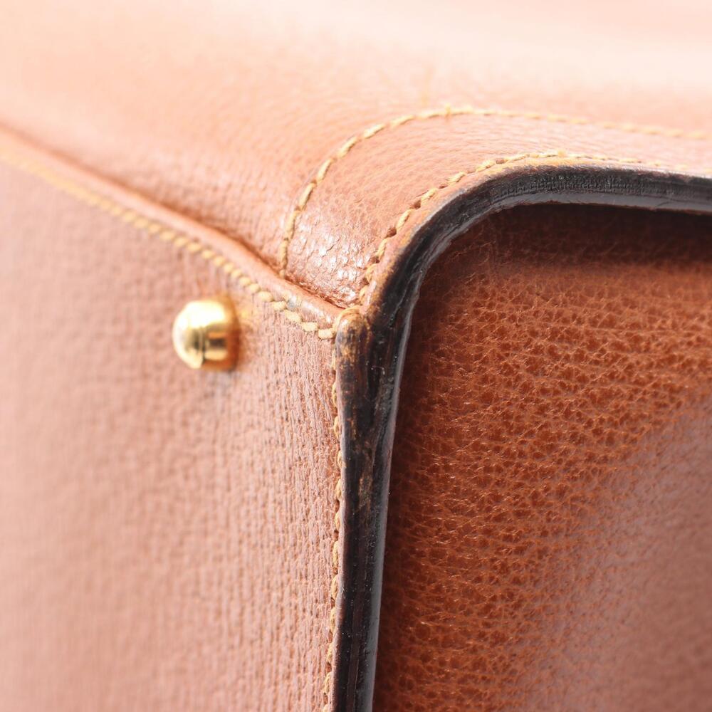 Gucci Bamboo Leather Handbag Brown - Picture 9 of 9